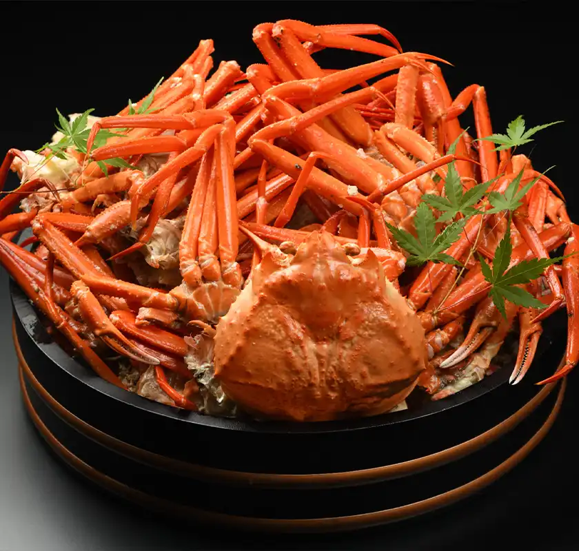 【冬季限定】かに尽くしの贅沢メニュー/北陸食べつくし夕朝食付プラン